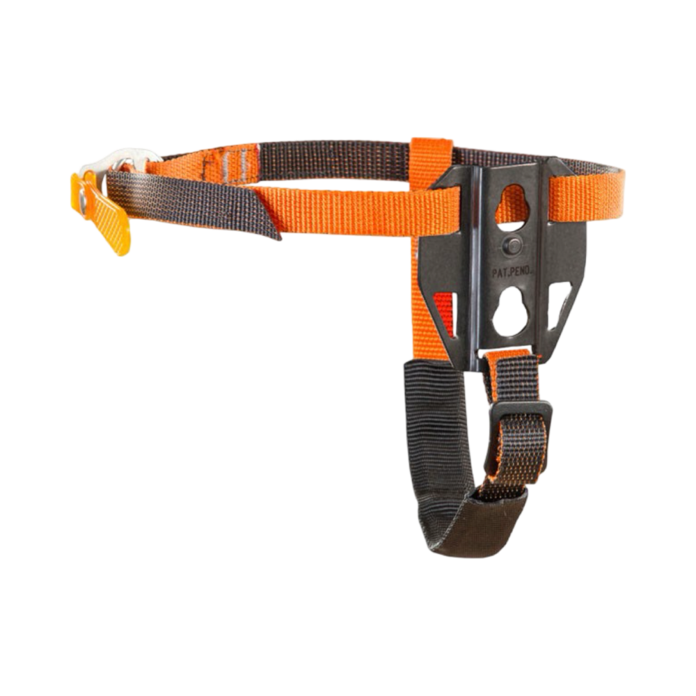 Steel plate with straps