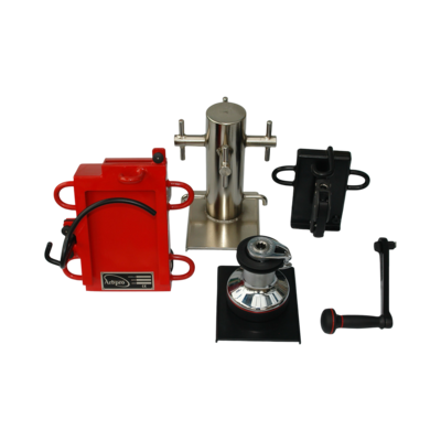 LD1 - Rigging-Set with Harken winch and steel bollard